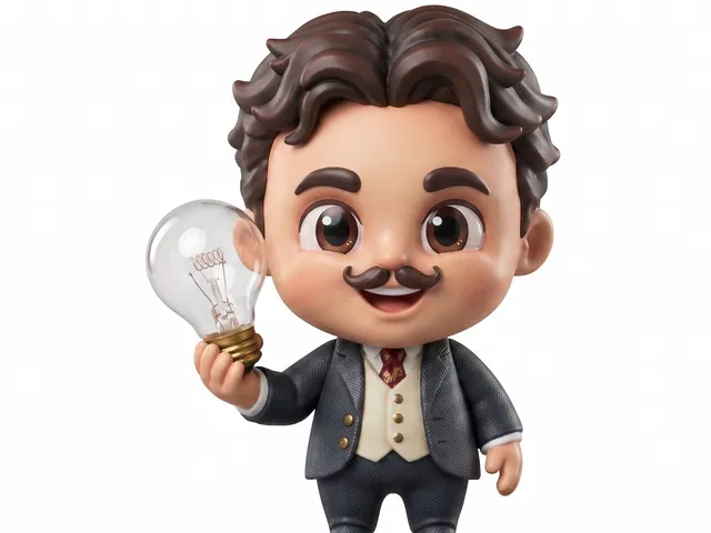 Nikola Tesla Chibi - The Father of Electricity