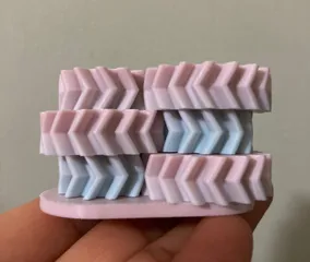 Herringbone Gear Mechanism; Interlocking Double Helical Gears