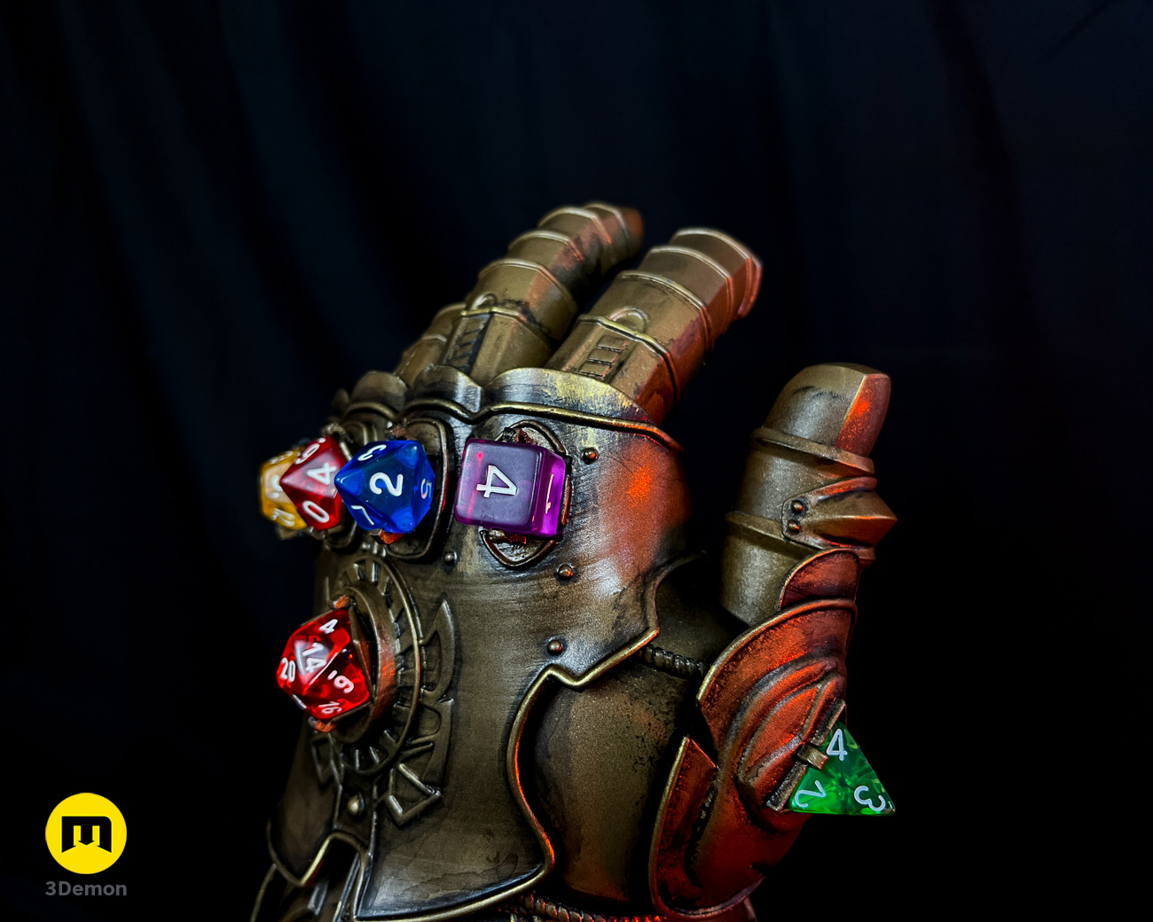 The Infinity Gauntlet – Wearable DnD Dice Holder — miniatura 20