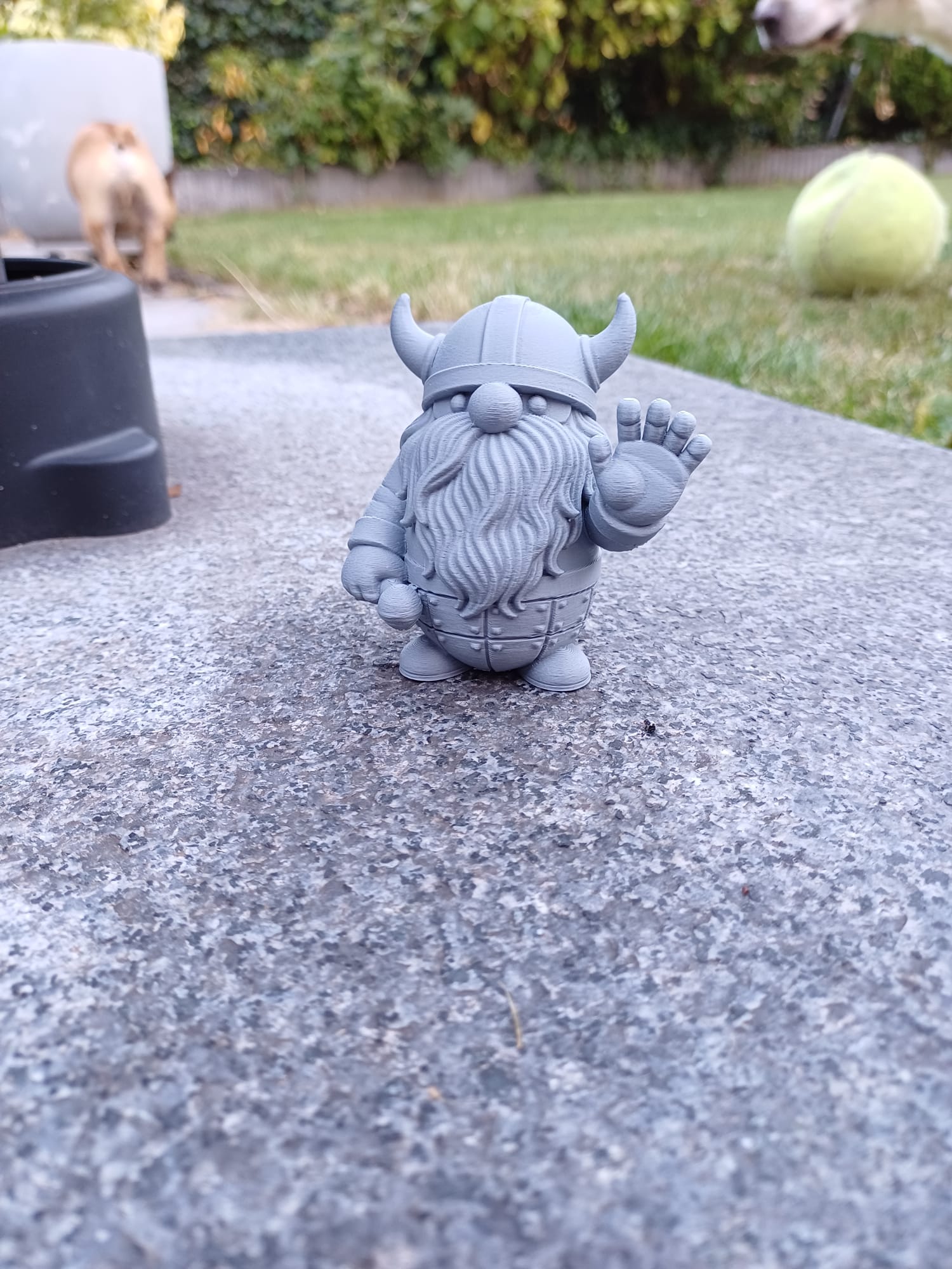 Waving Viking Gnome – Tiny Norse Greeter