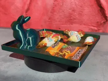 Easter Bunny Candy Plate