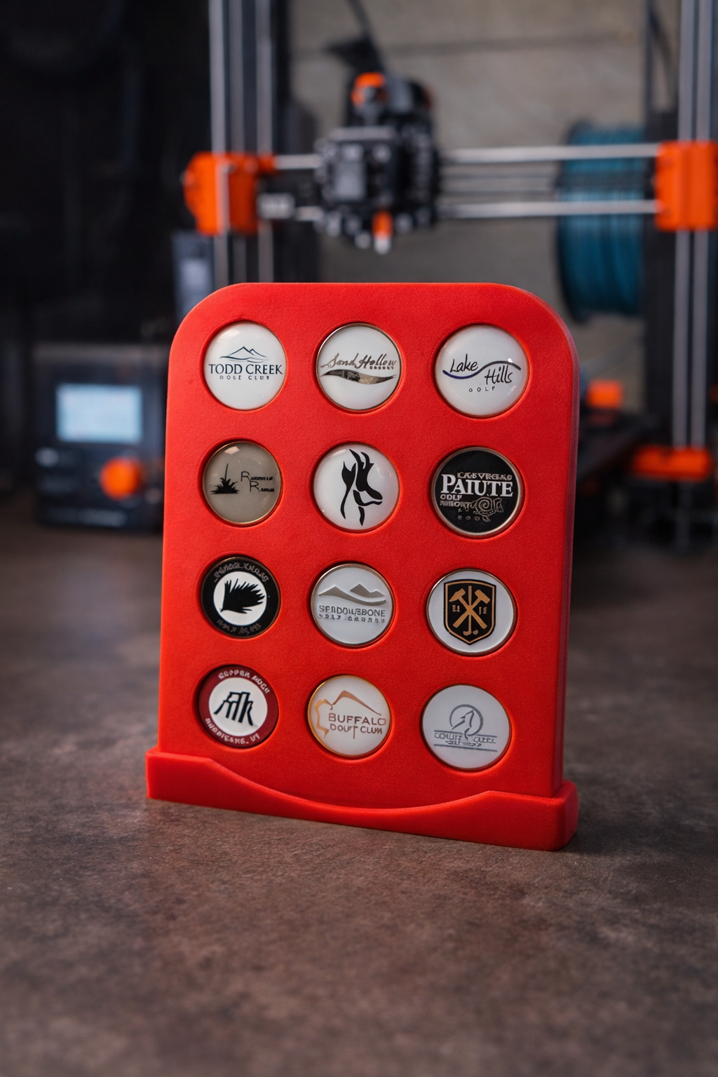 Golf Ball Marker Display stand
