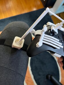One Handed Adapter Joystick Stabilizer Bowl (Leg Strap mount or Desk Mount)