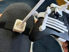 One Handed Adapter Joystick Stabilizer Bowl (Leg Strap mount or Desk Mount)