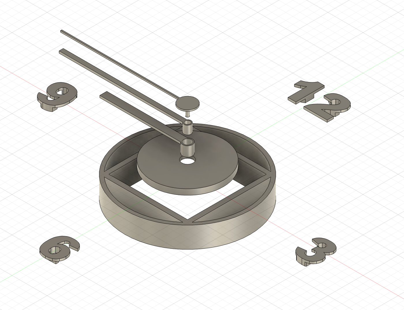 Miniatura 2 do modelo 3D Prusa Spool Clock
