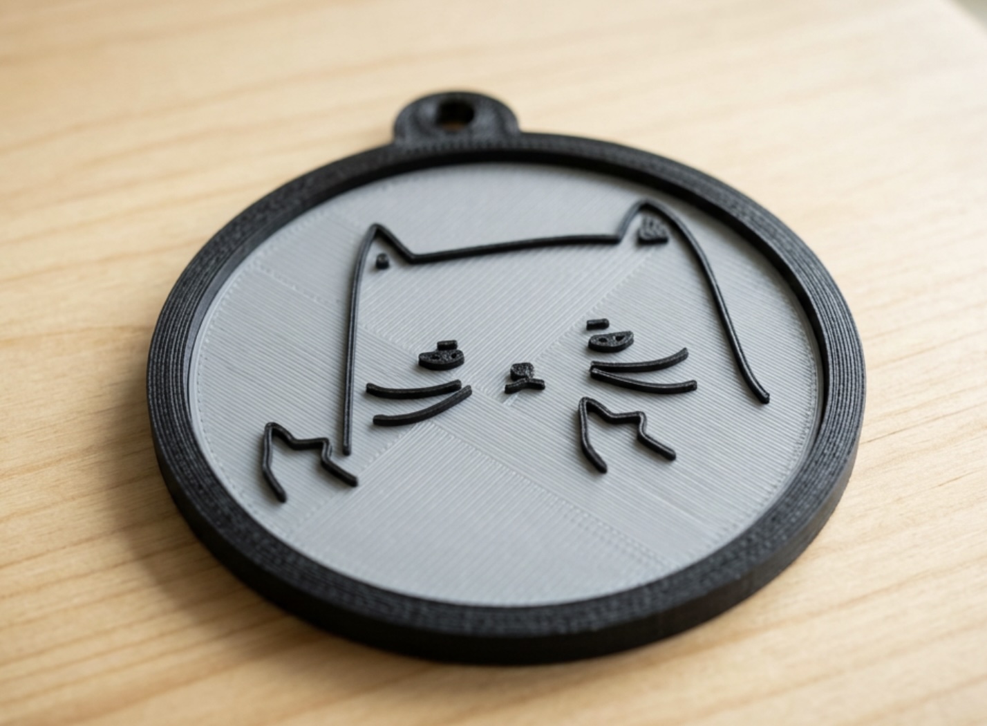 Cat Attitude Keychain - Keyring