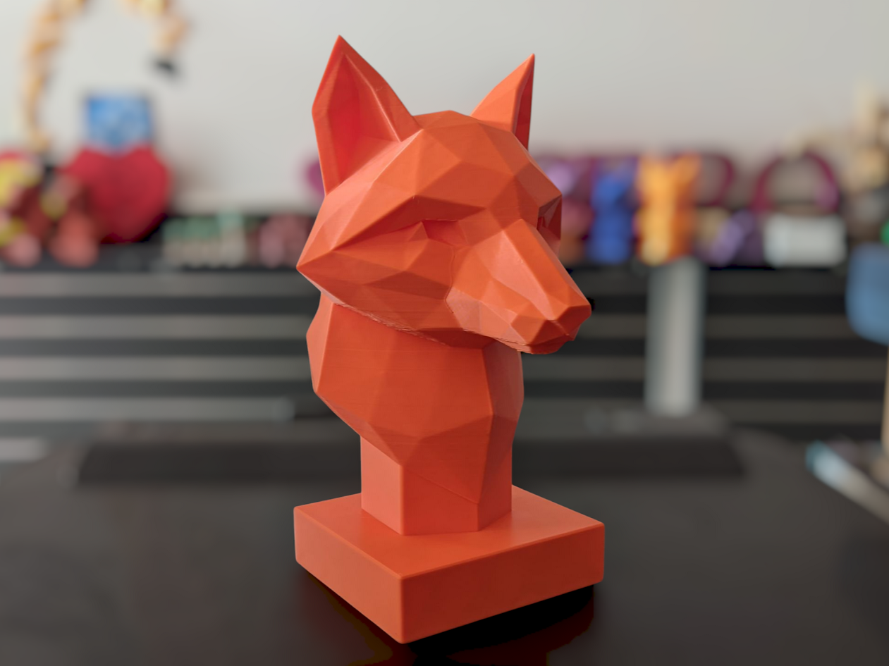 Miniatura 3 do modelo 3D Geometric Fox Bust