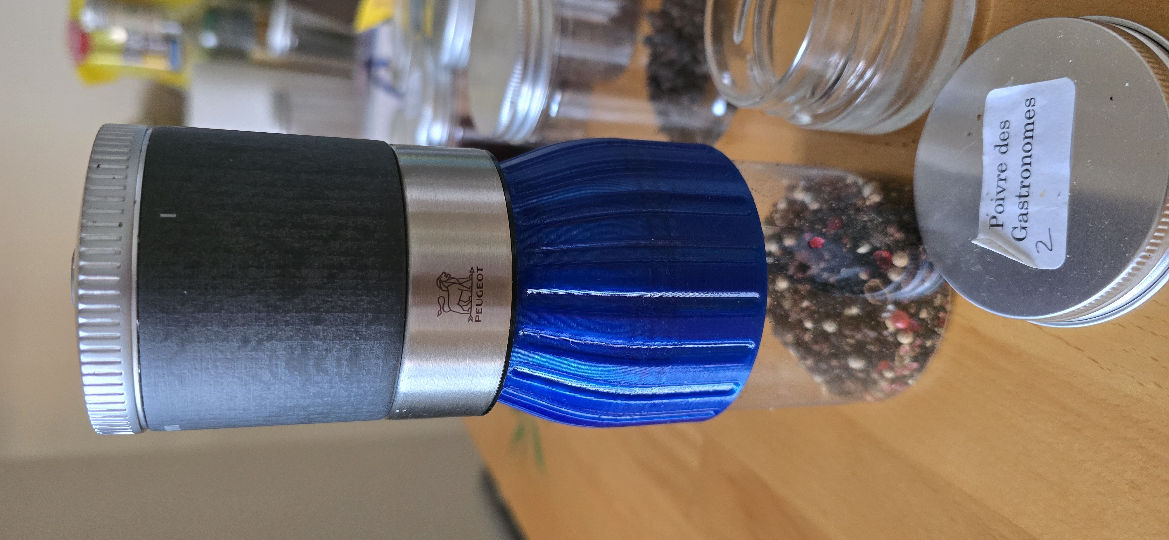 Adaptateur bocaux 250ml pour moulin à poivre/sel Maestro de Peugeot