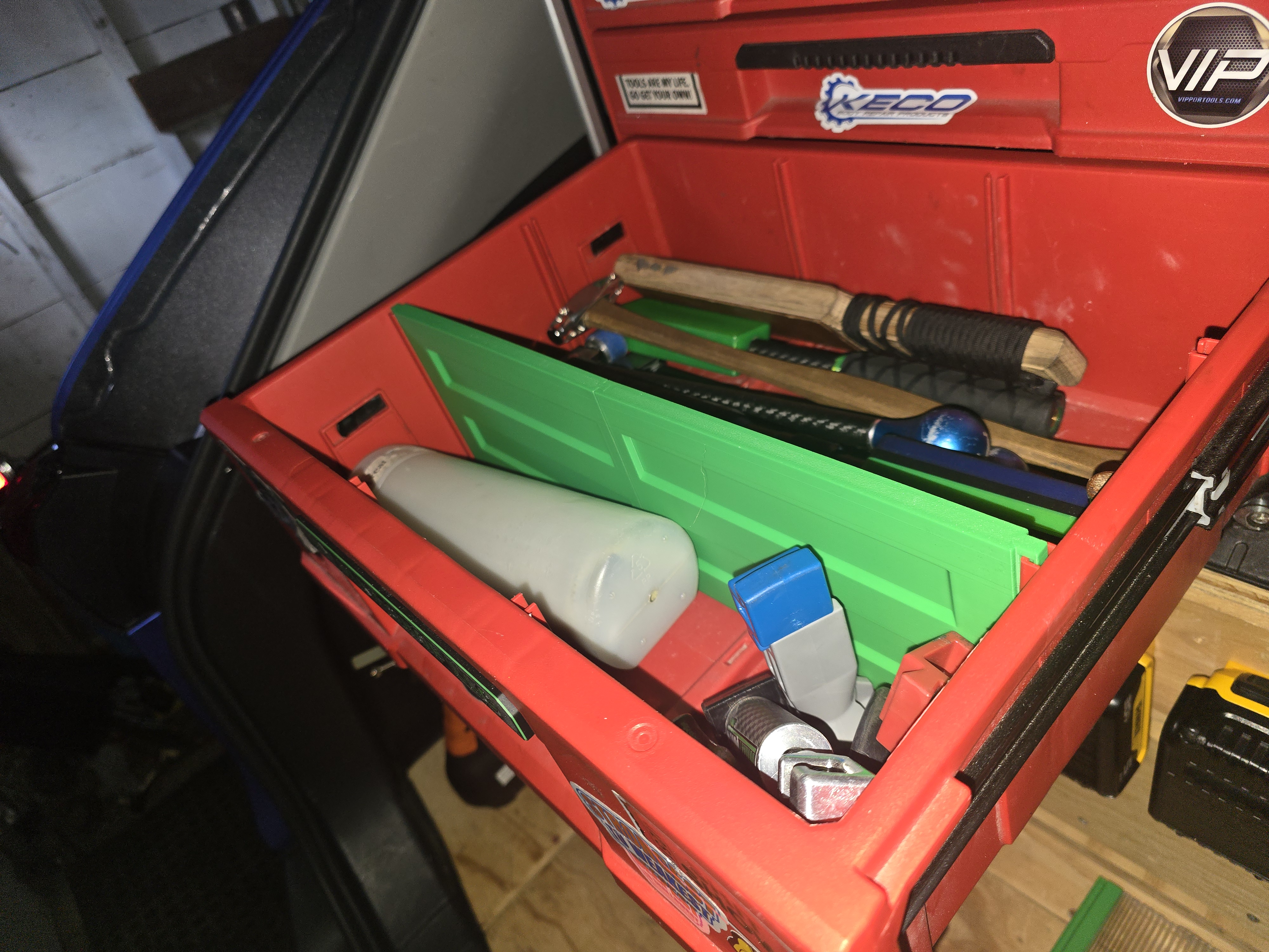 Milwaukee packout 2 drawer long divider, Split into Two Pieces
