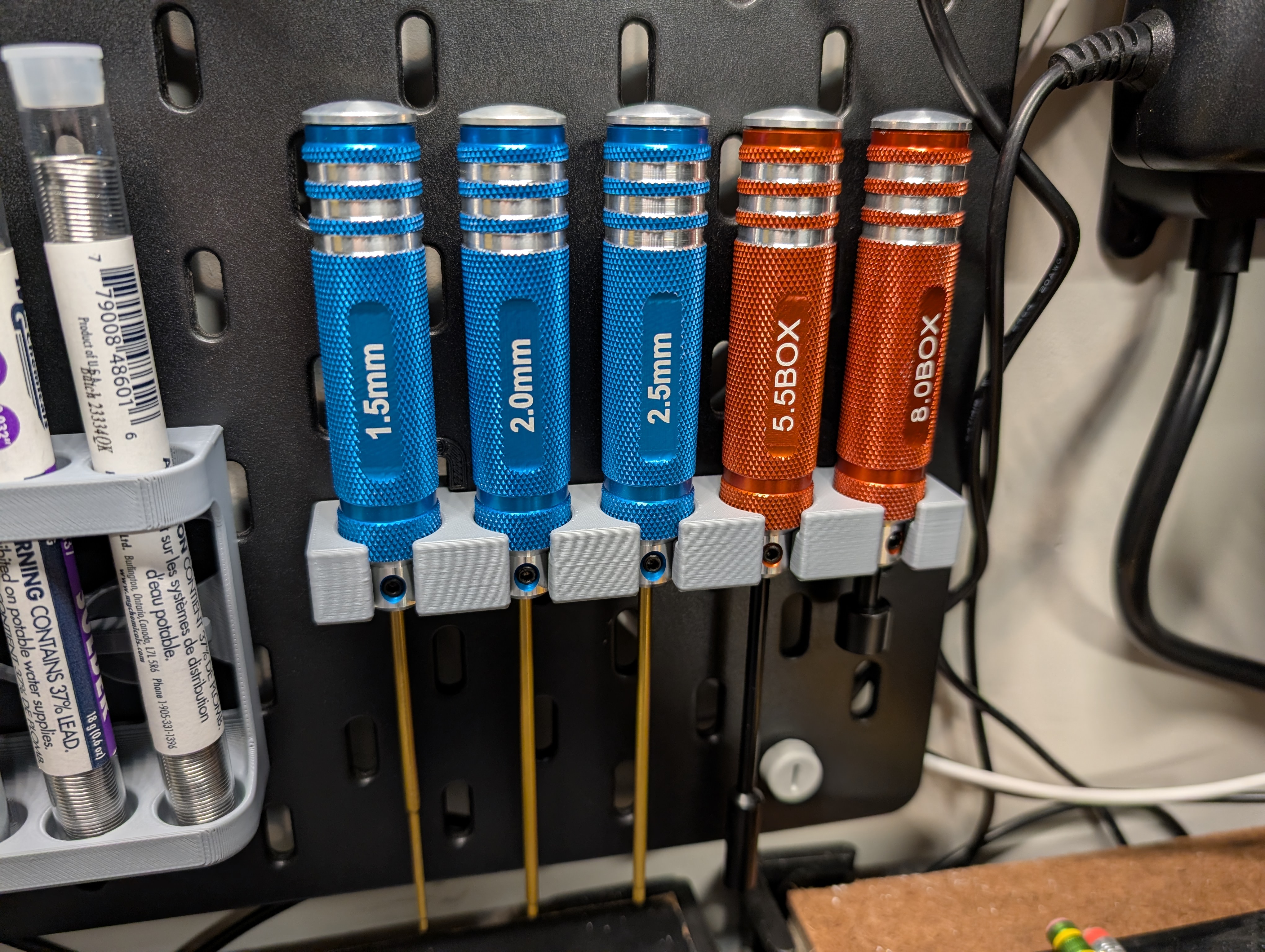 Hex Driver x5 Skadis holder