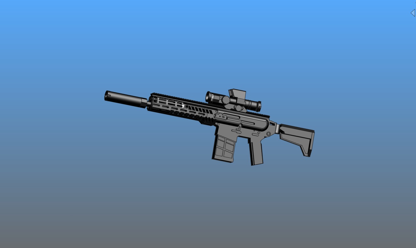 M7 with and without optic (Dummy 13)