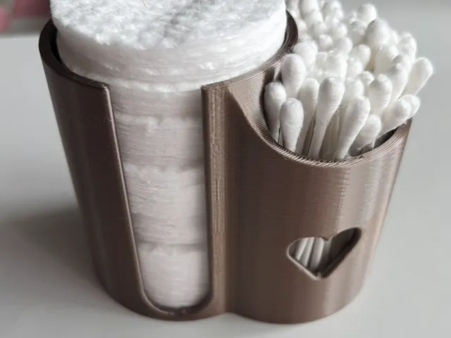Cotton pads and swabs organizer
