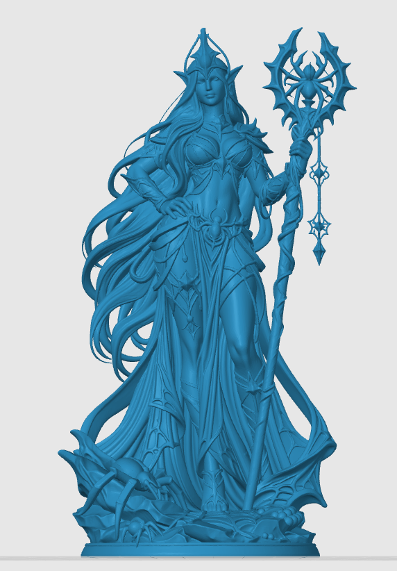 Drow Spider Priestess Statue — thumbnail 4
