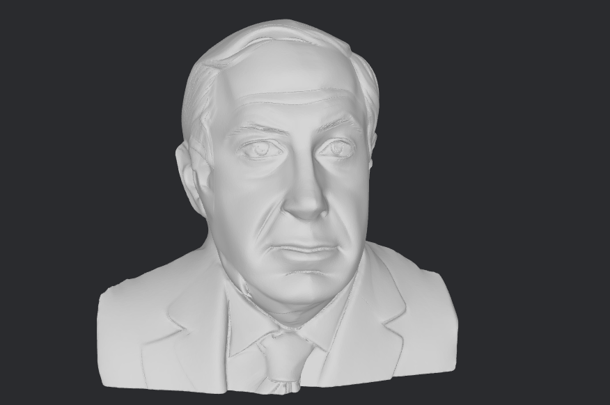 Benjamin (Bibi) Netanyahu Bust — miniatura 2