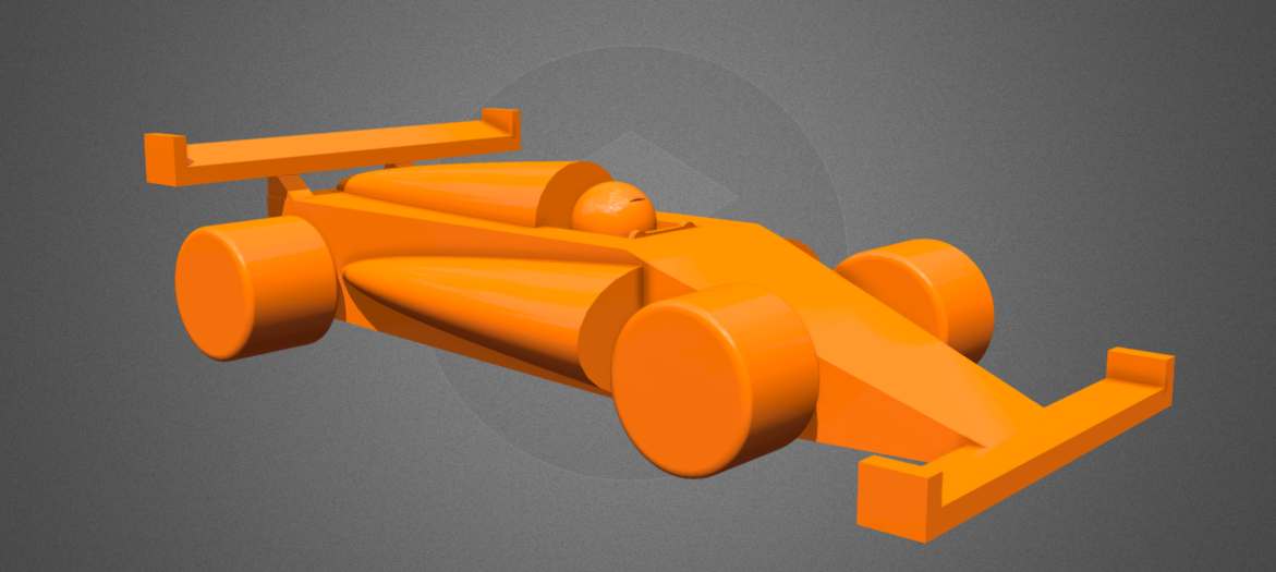 Print-in-Place Simple Formula Car