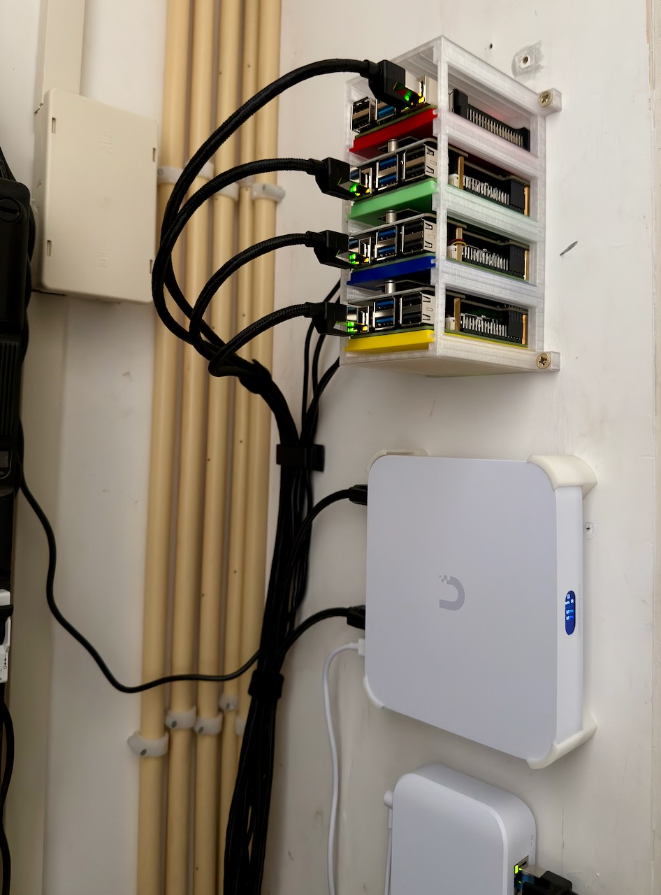 Pi Rack (For Raspberry Pi 5 with N04/05 NVMe Hat or Pi 4)