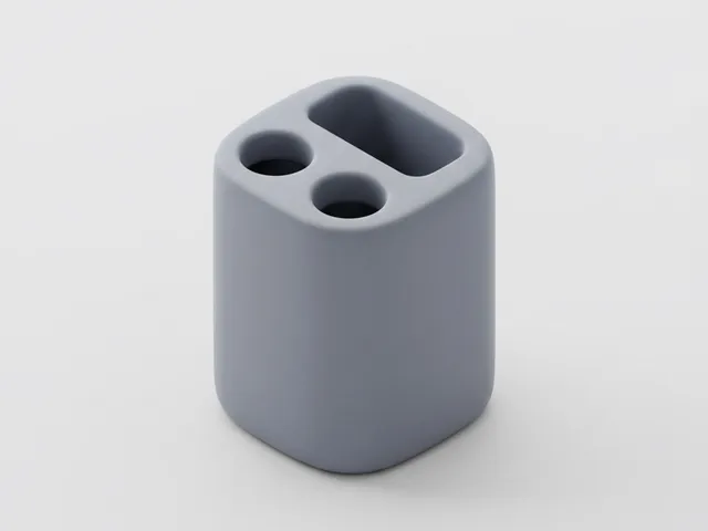 Toothbrush and Toothpaste Holder