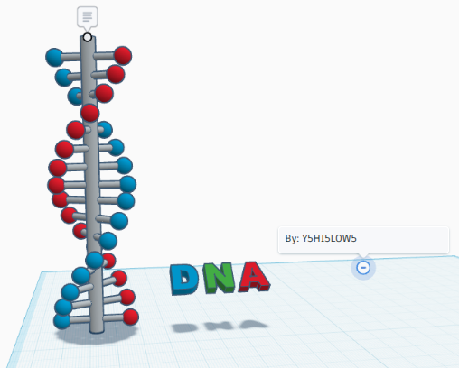 DNA Strand 3D model