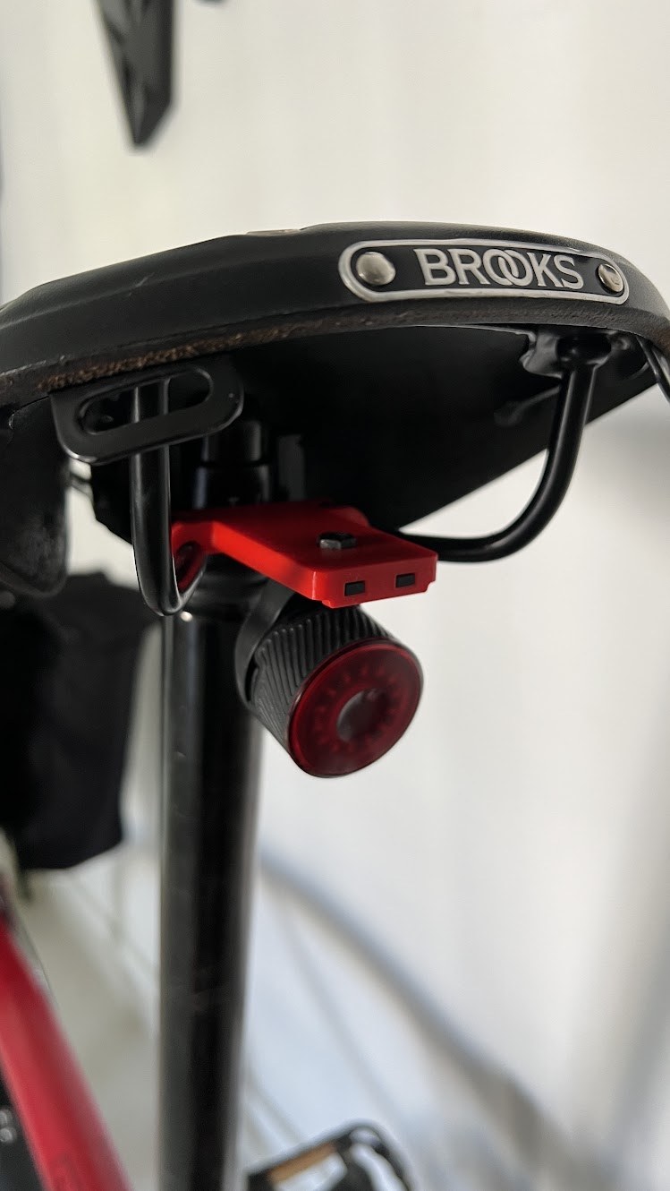 Brompton Be Seen Lights (Rear) - B17 Brooks England Saddle Mounted