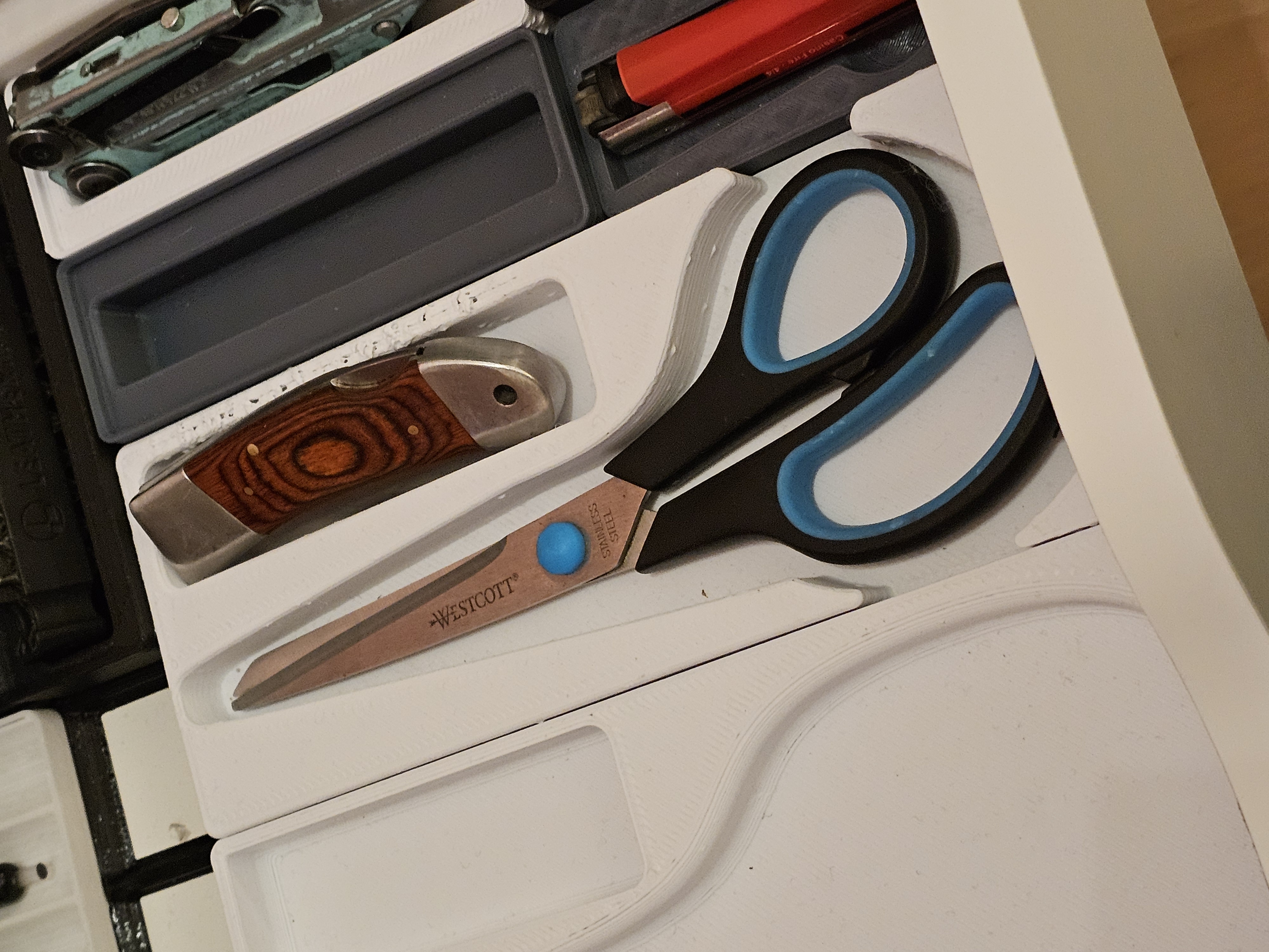 Gridfinity 5x2 Westcott Scissor Holder