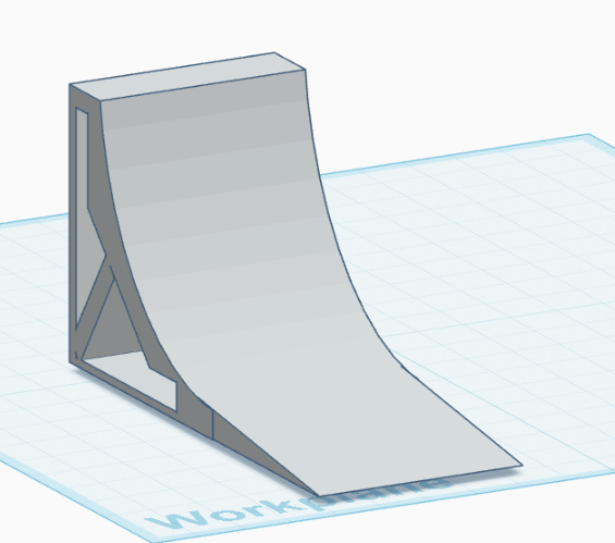 half pipe 3D model