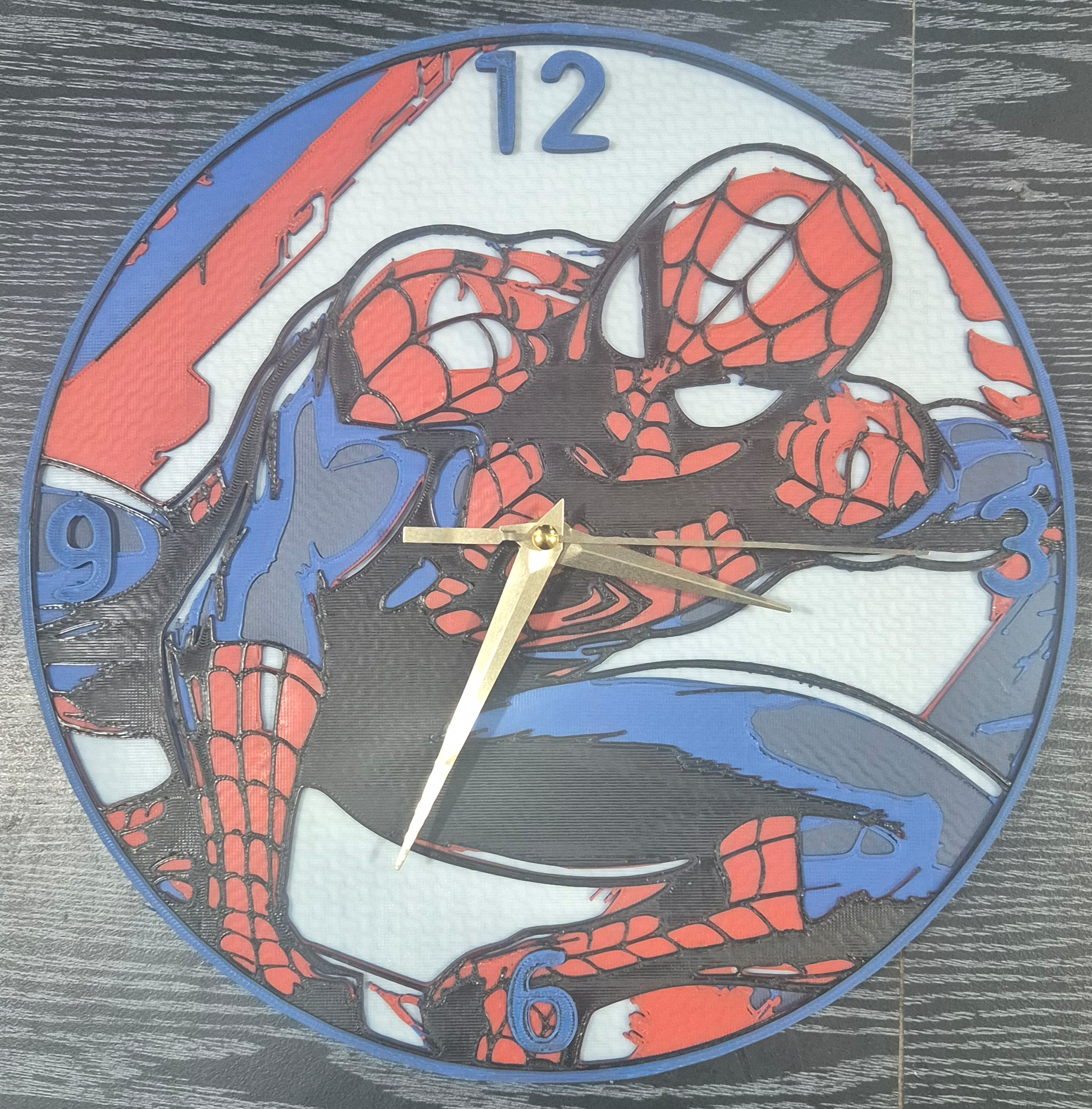 Spiderman Clock
