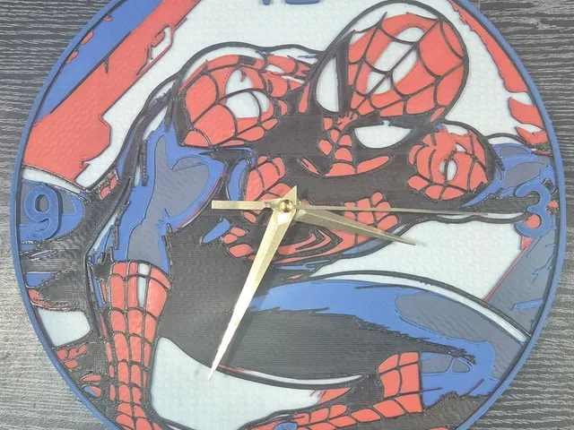 Spiderman Clock