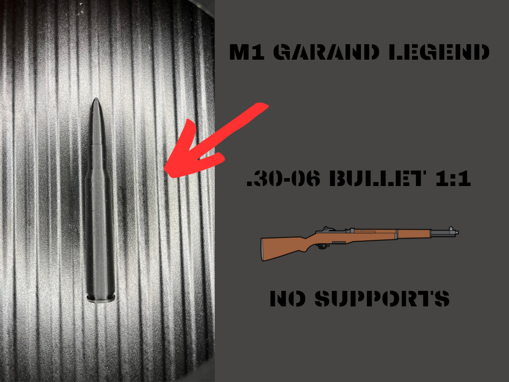 .30-06 Springfield M1 Garand Bullet 1:1 Scale WW2