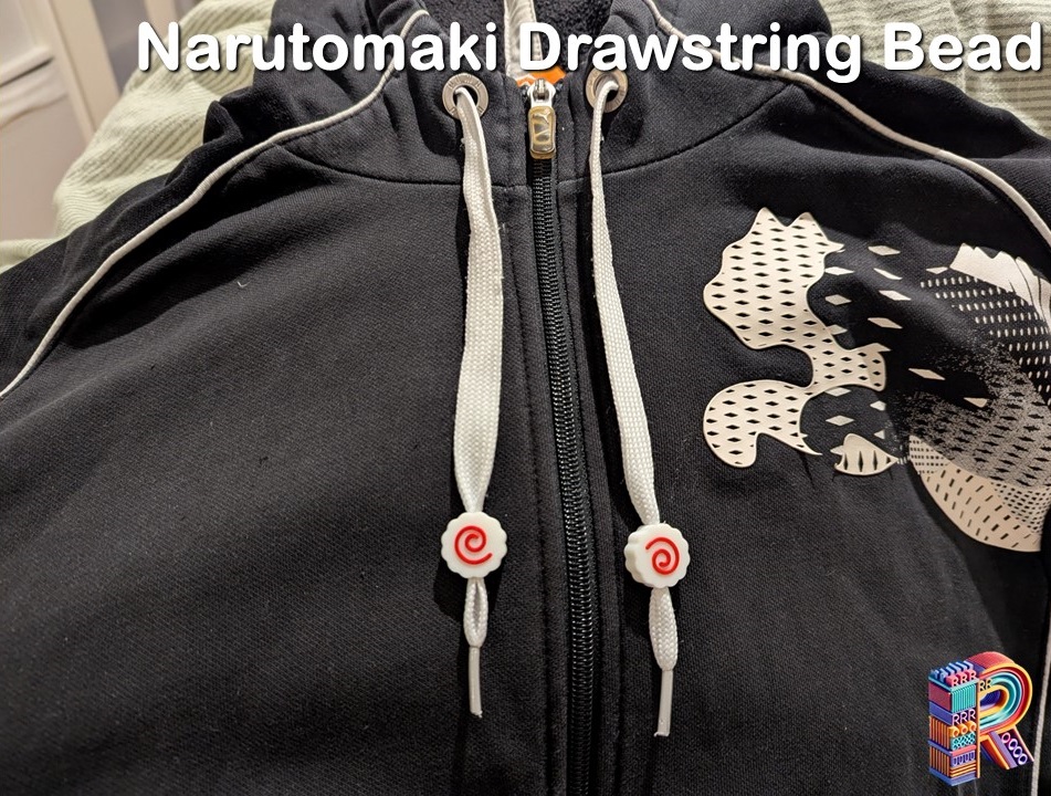 Narutomaki Hoodie Drawstring Bead