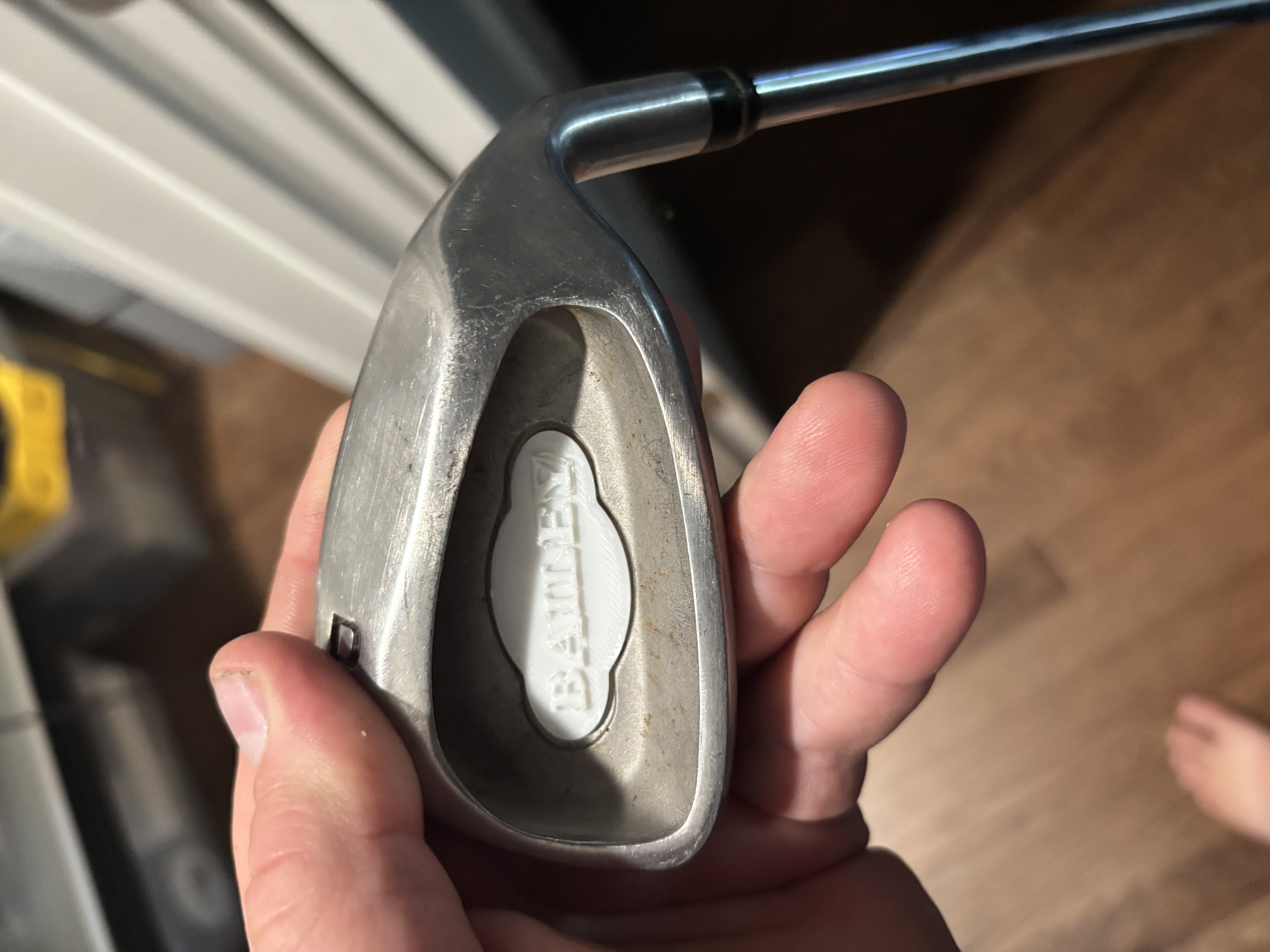 Custom inlay for golf club
