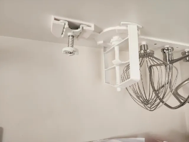 KitchenAid attachment holder for Ice Cream Maker
