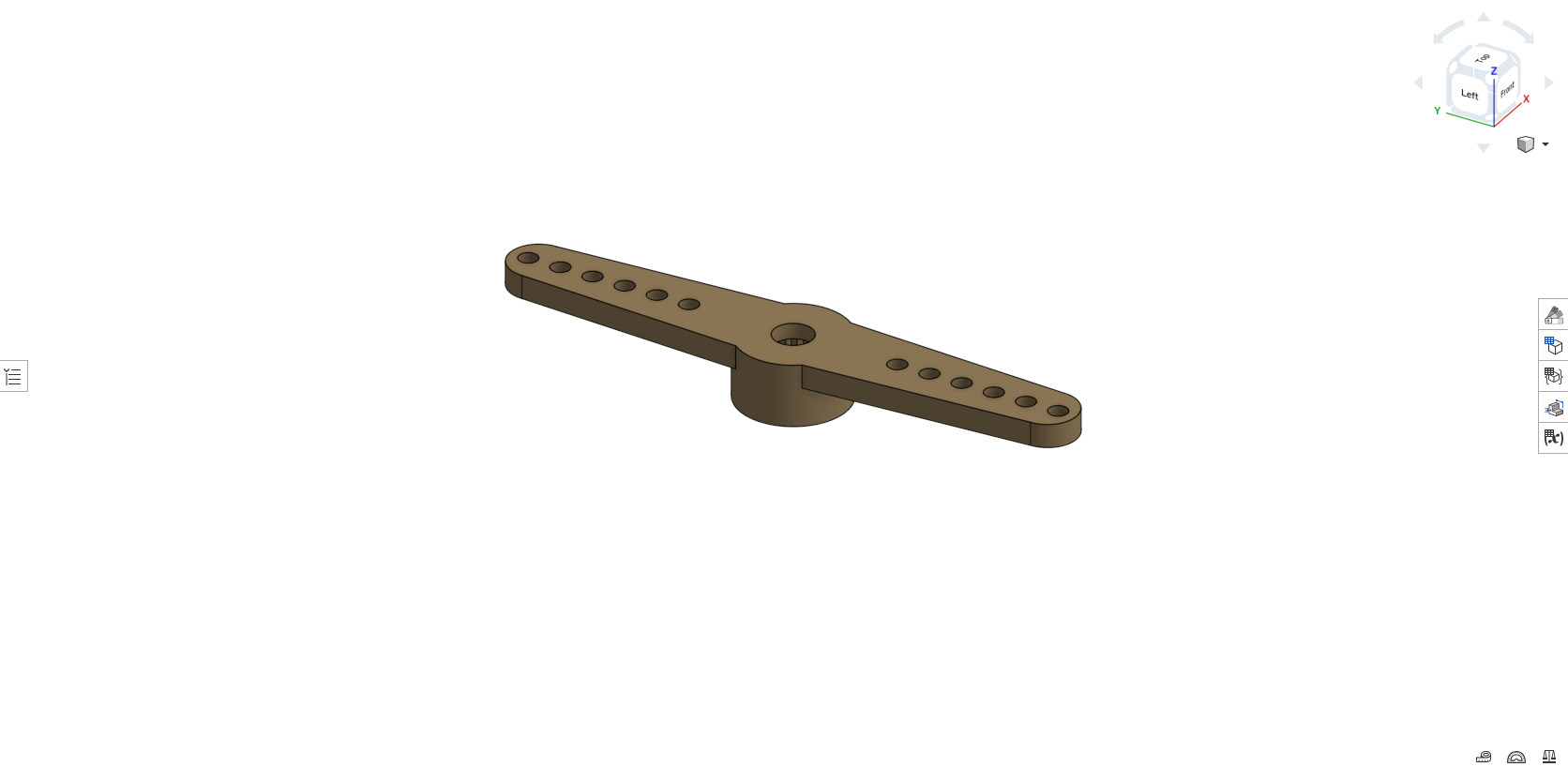 SG90 Servo Dual-Sided Arm/Horn 3D model