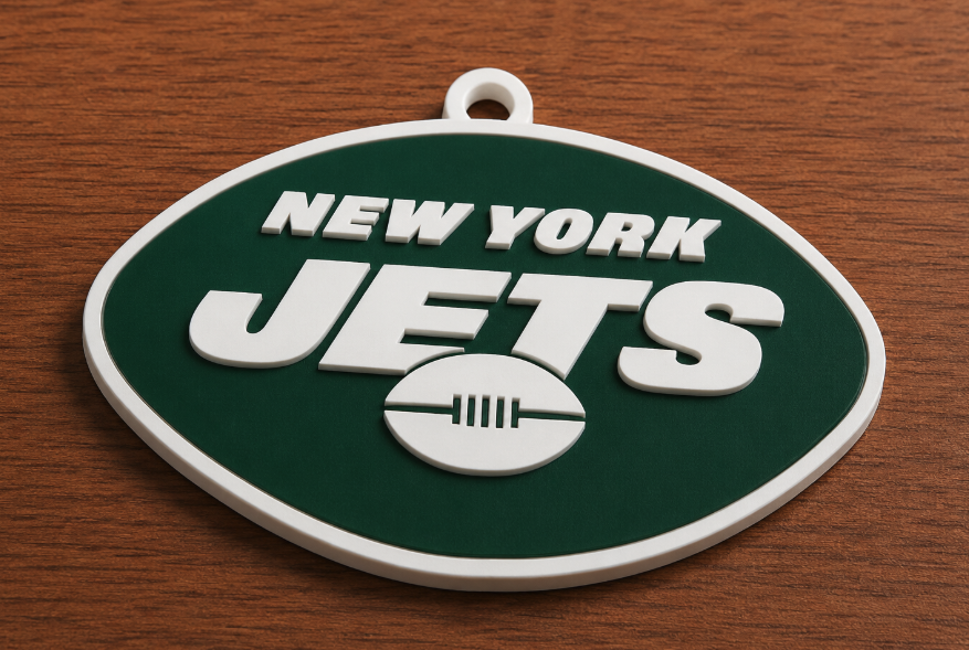 New York Oversized 3D Fan Logo Pendant