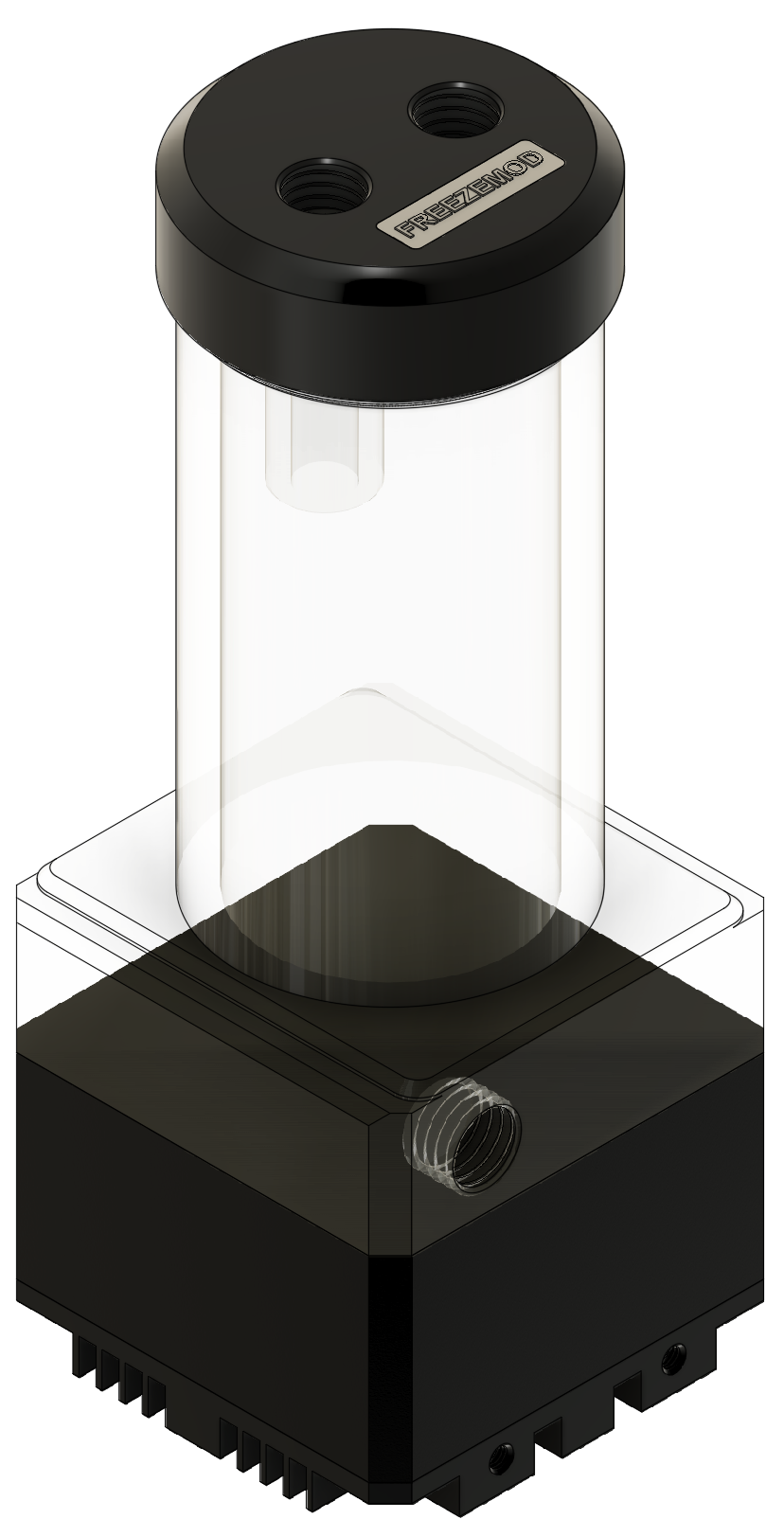 FREEZEMOD Water Pump/Reservoir (STEP file) 3D model