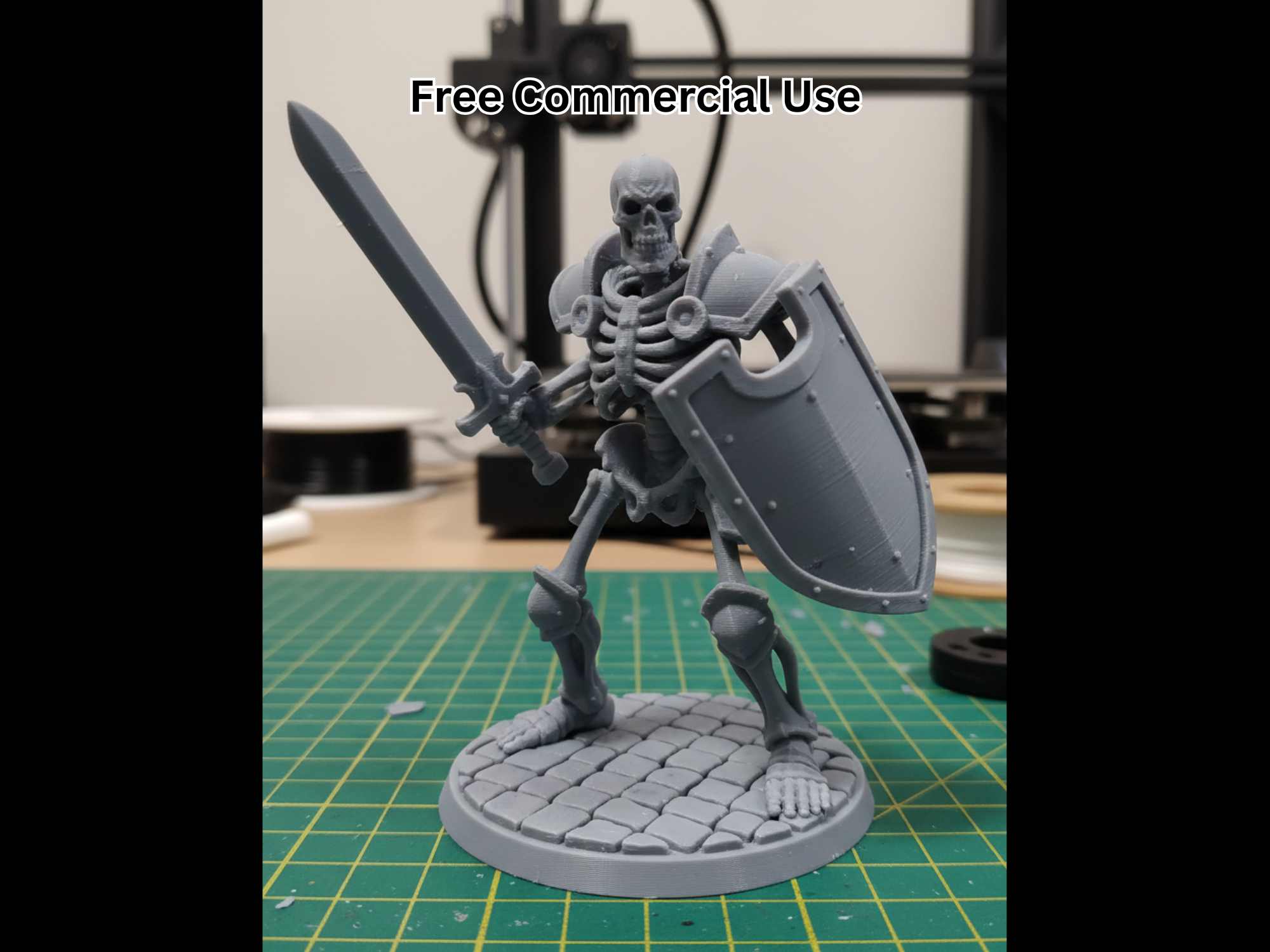 Undead Skeleton Champion Figure