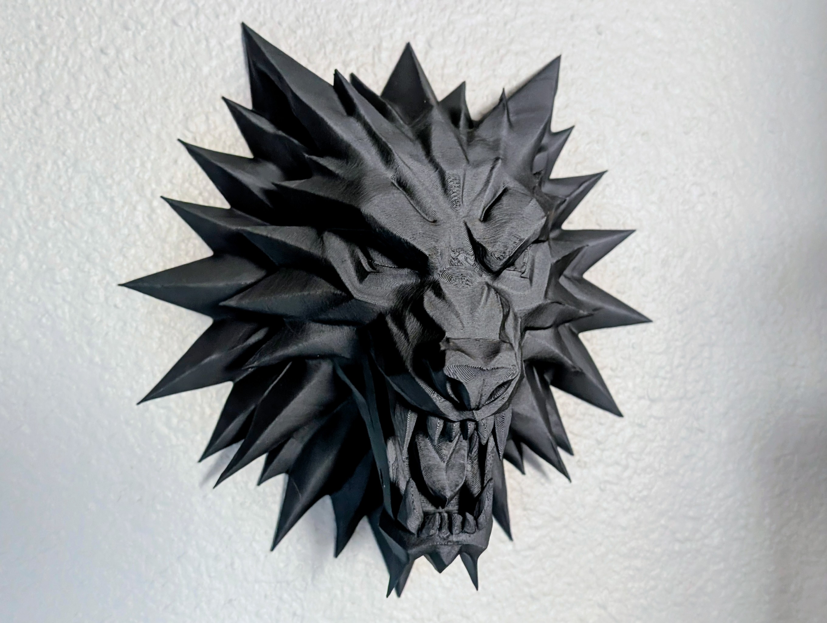 Blackthorn Direwolf Wall Sculpture