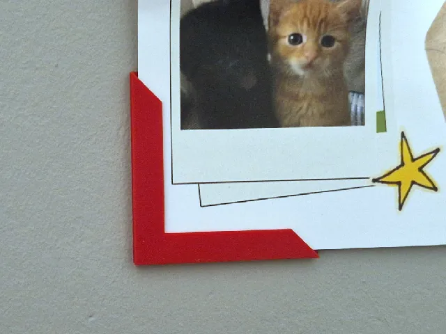 Frameless picture frame