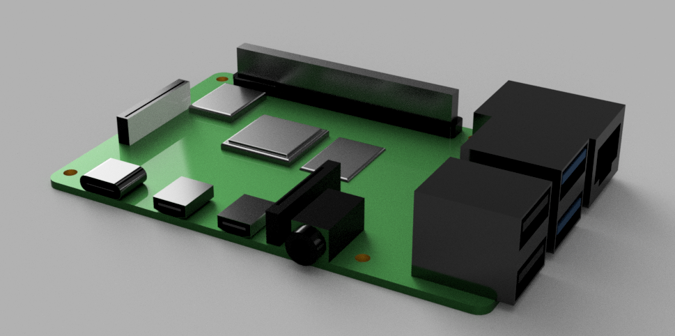 Raspberry Pi 4 Model B (Replica)