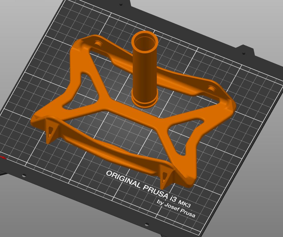 Prusa Roller Filament holder with 608 bearings for 2kg spools