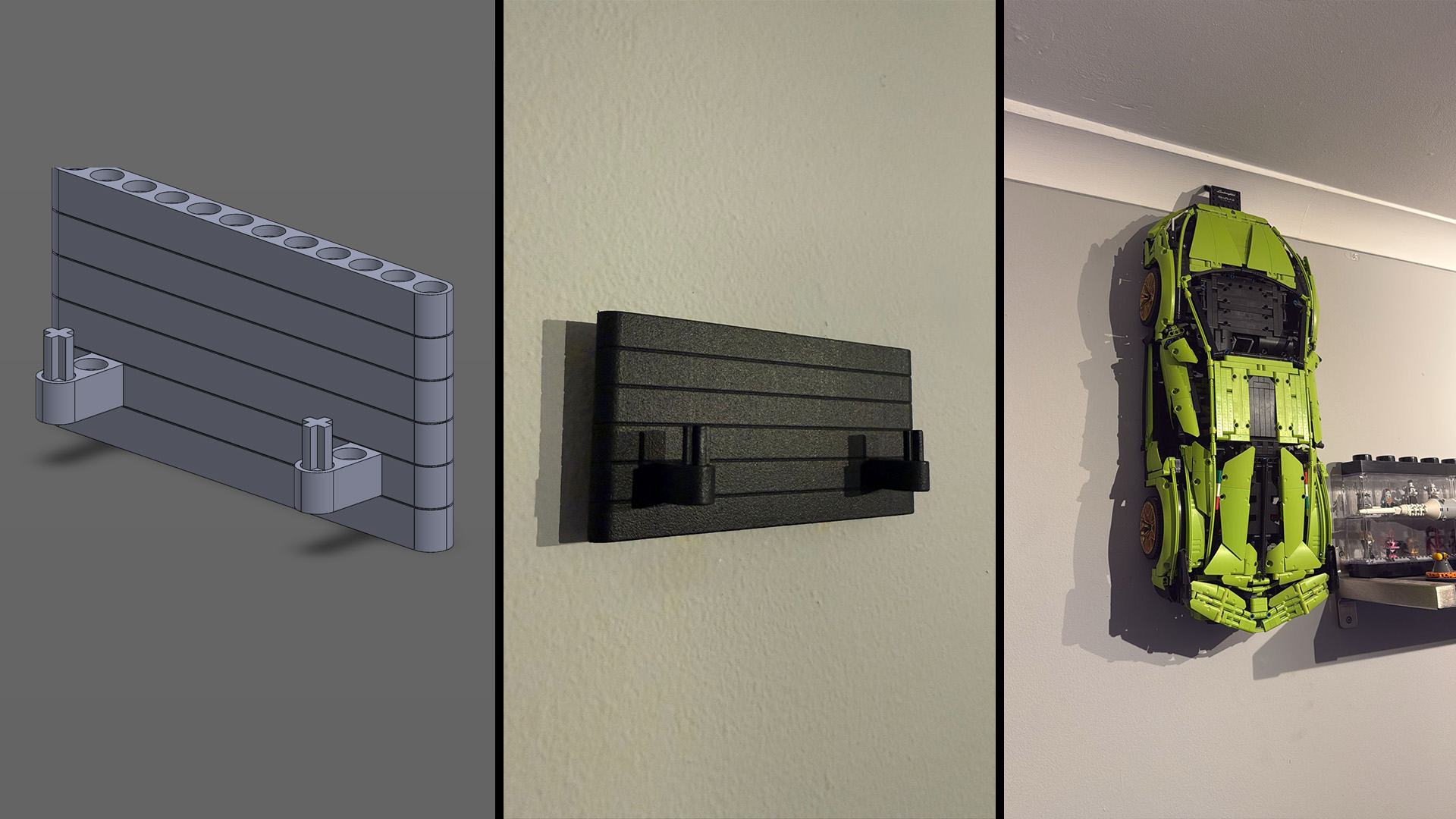 LEGO Lamborghini Wall mount
