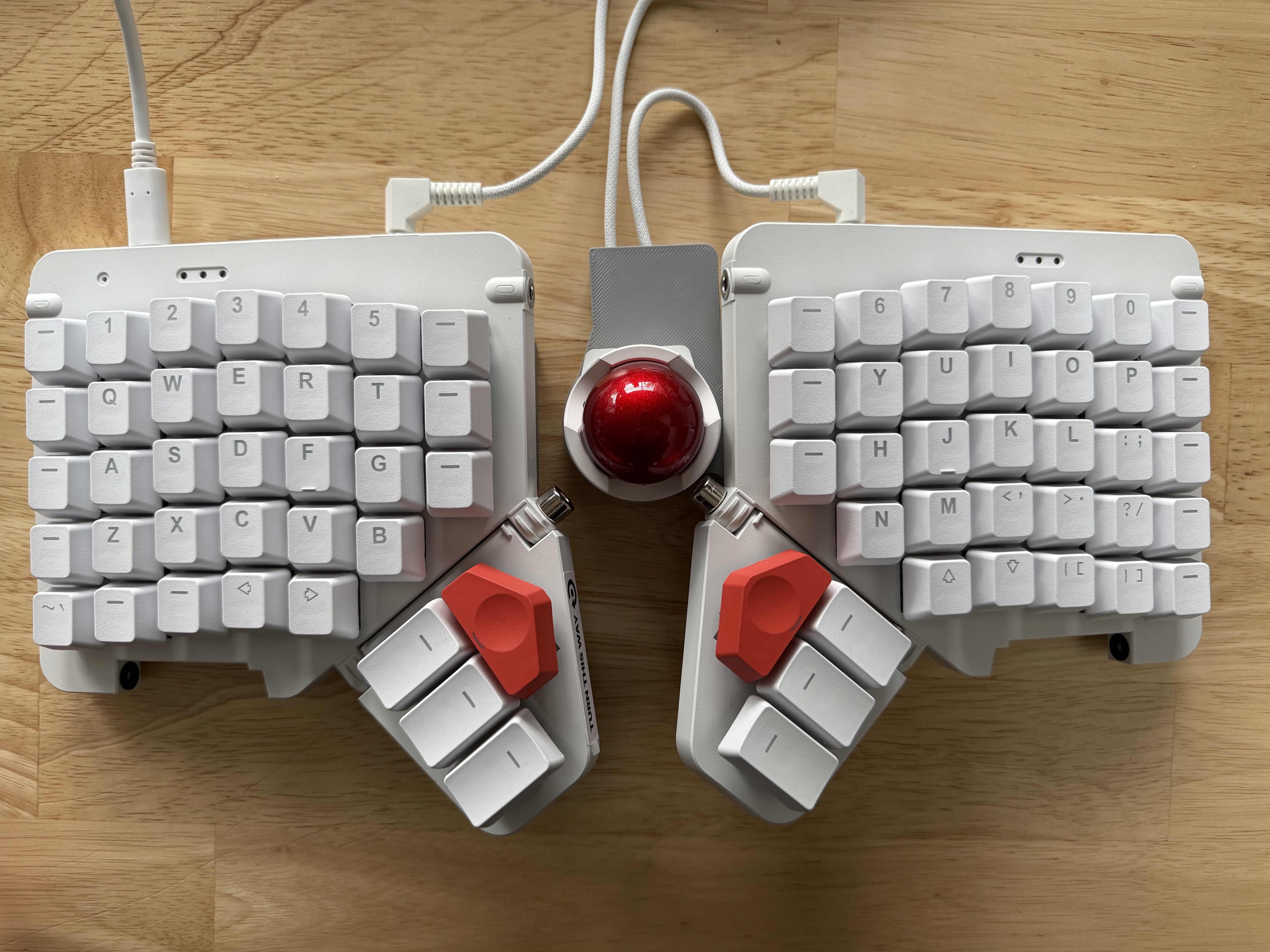 ZSA Navigator Trackball Moonlander Shells