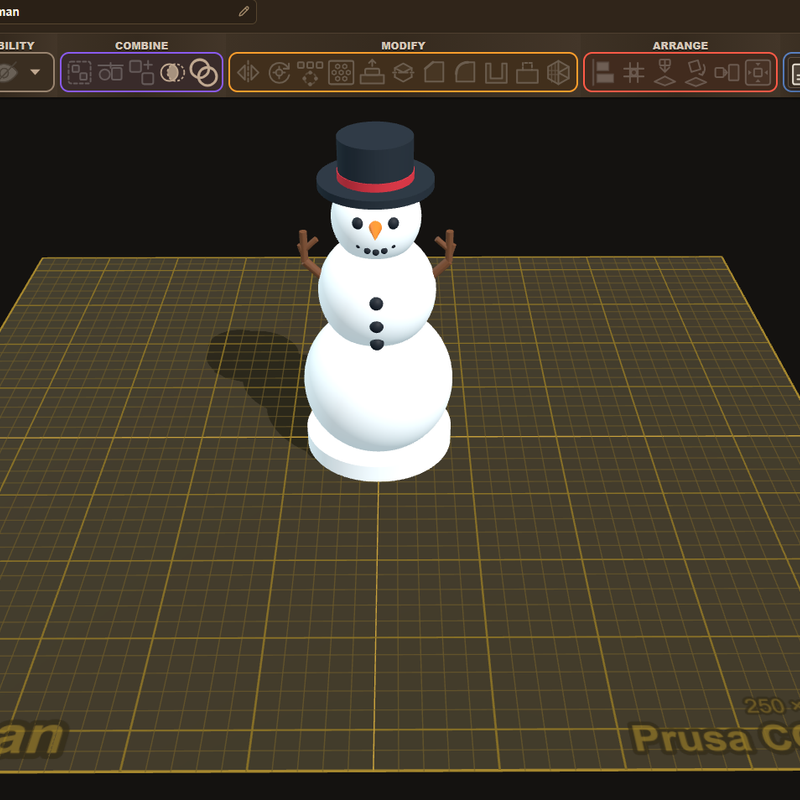 My First Snowman by JBAT66 | Download free STL model | Printables.com