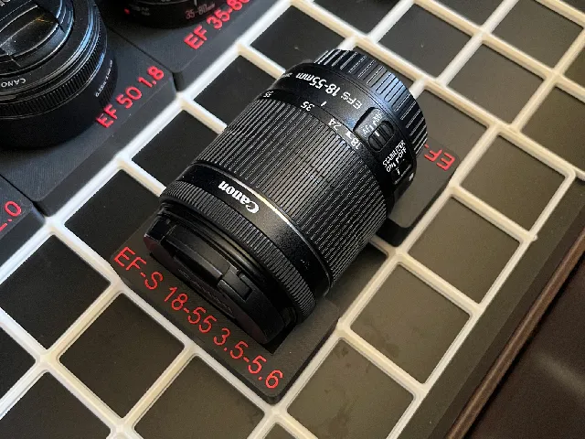 CLASS - Canon EF-S 18-55 Camera Lens Gridfinity