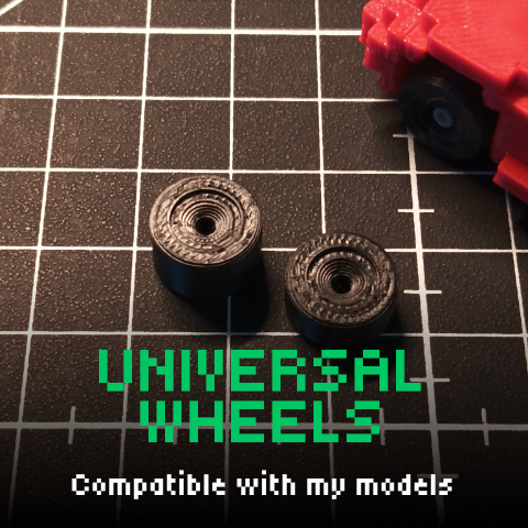 Universal wheels - for BRAKES Toy Cars Series