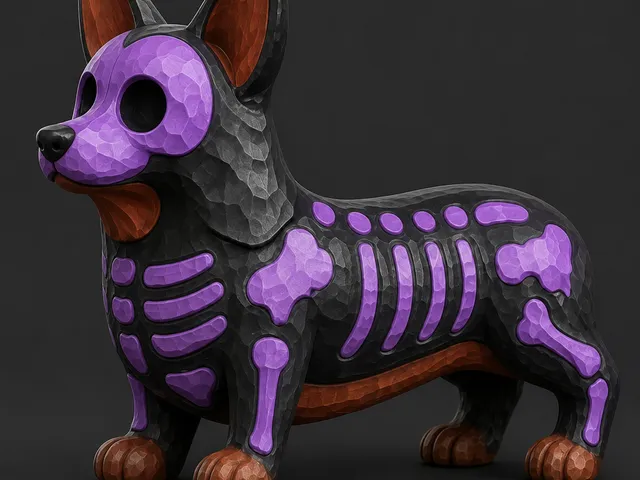 Skeleton Corgi