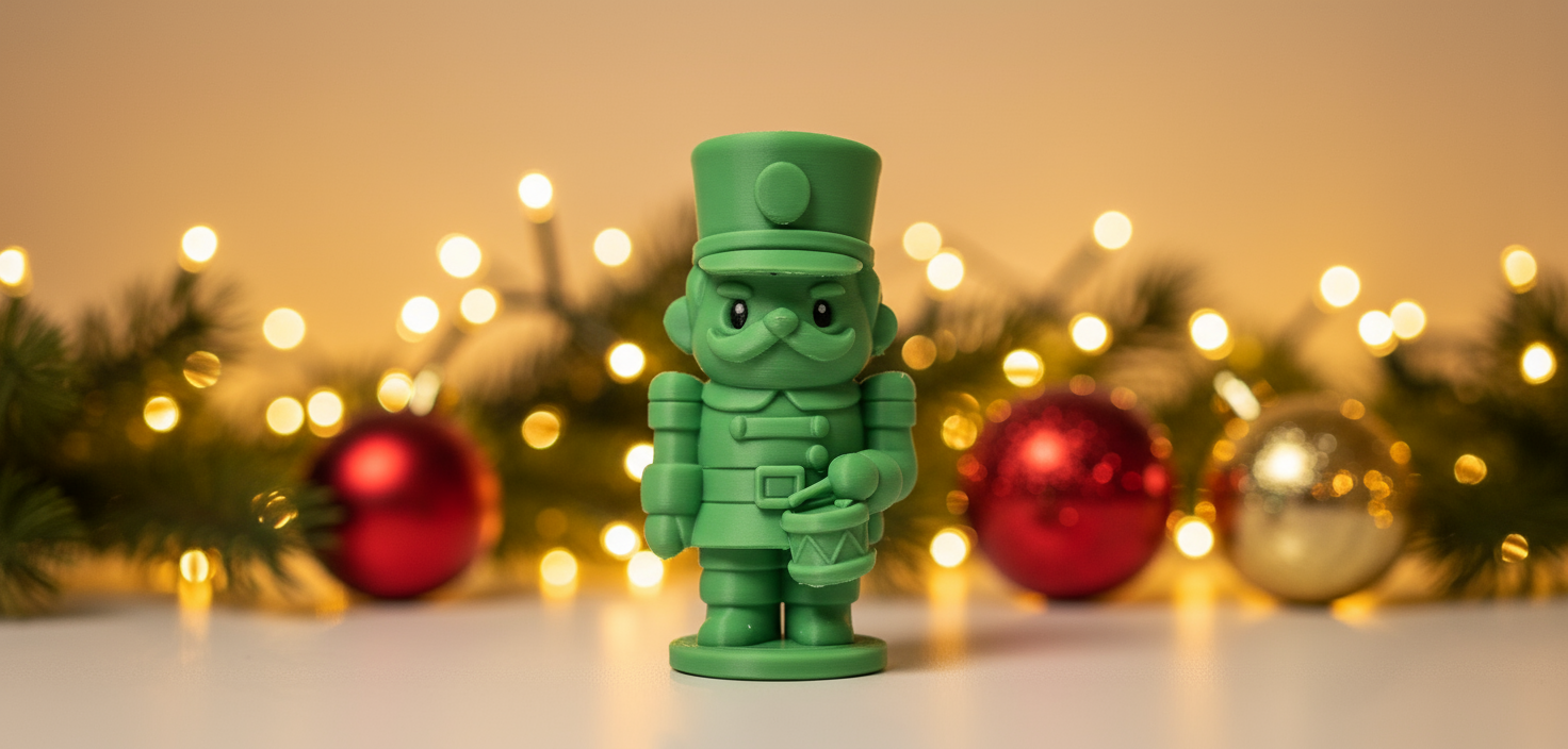 Nutcracker Drummer Christmas Figurine