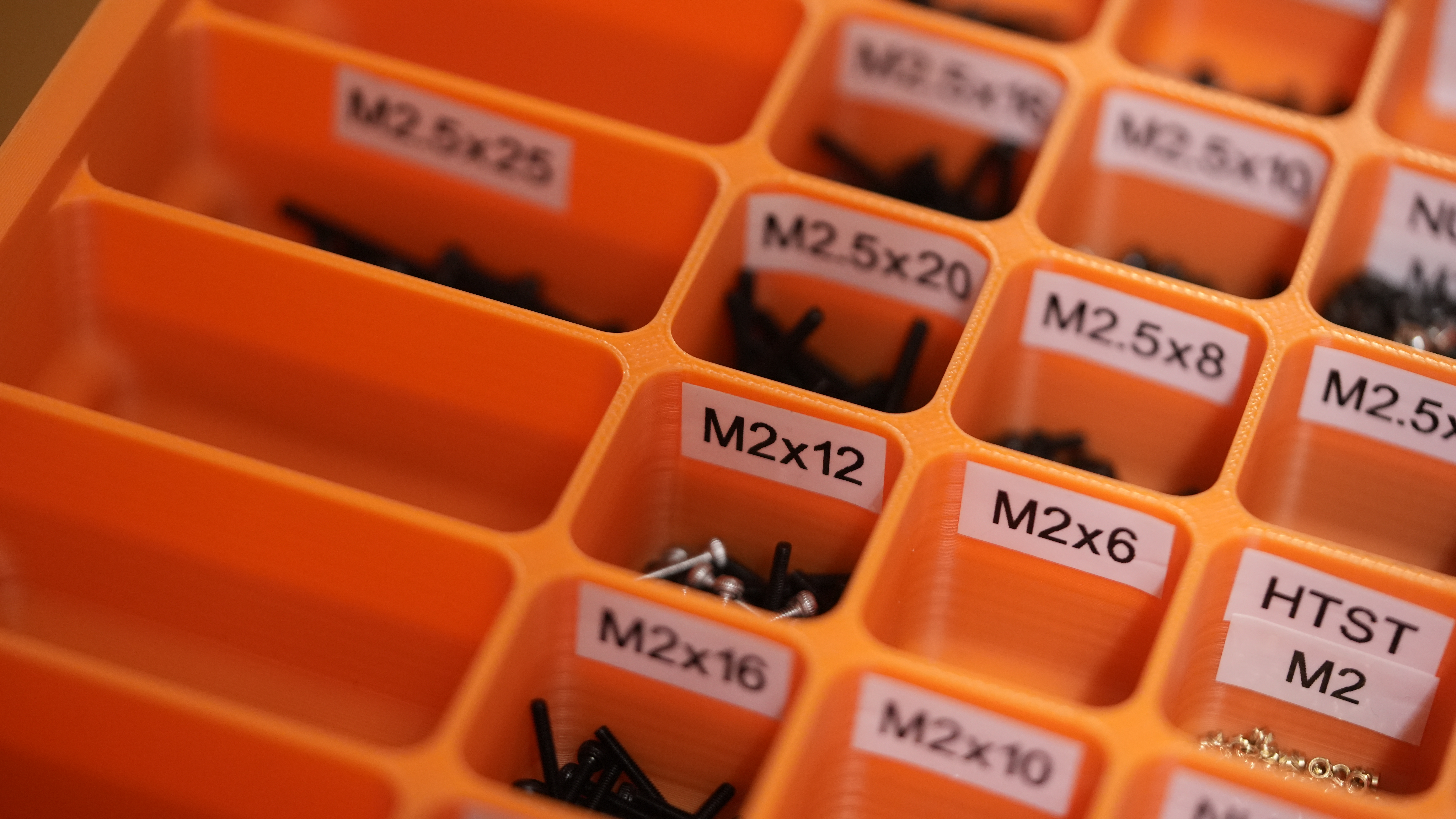 Miniatura 8 do modelo 3D Stackable Screw Organiser