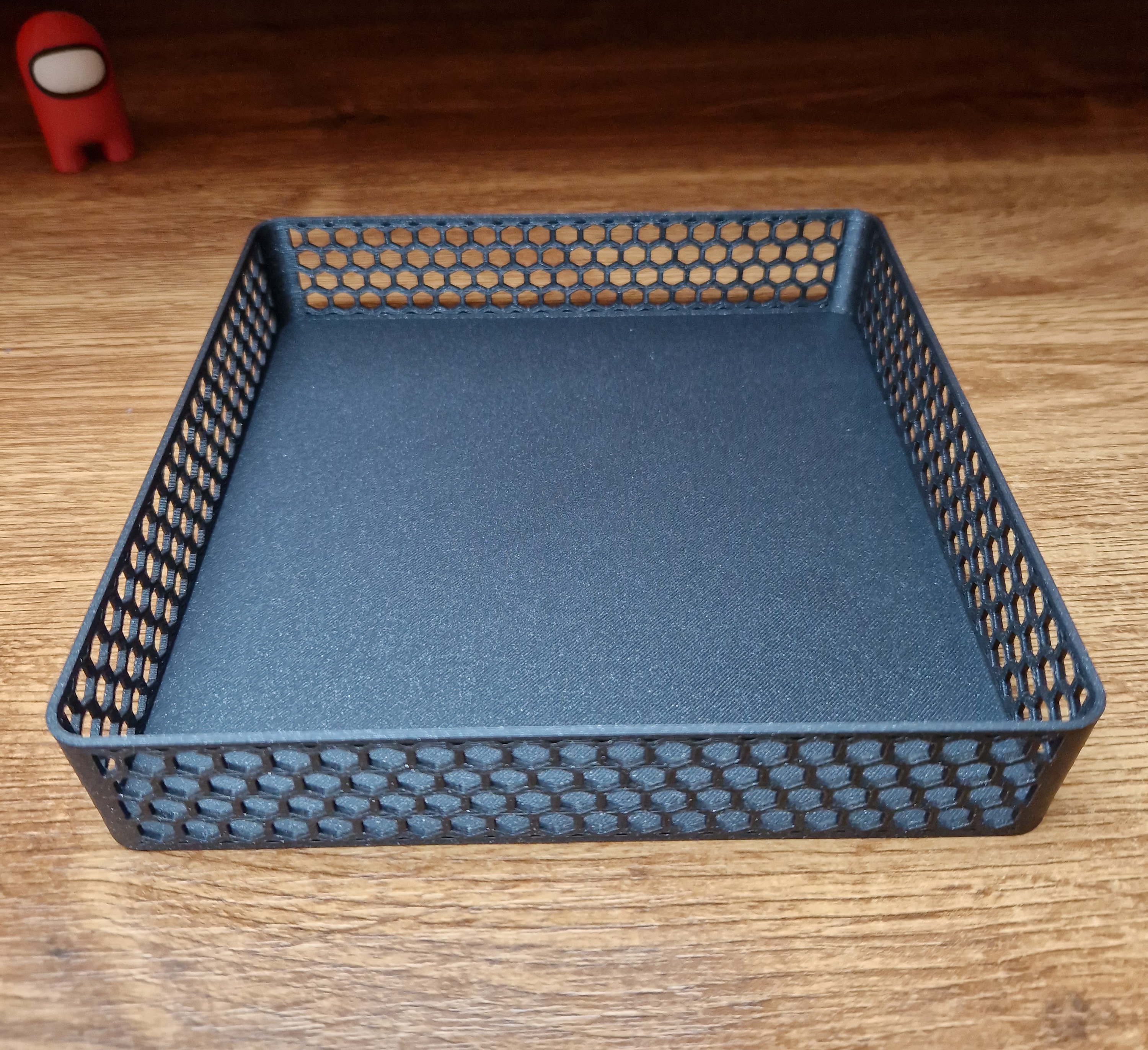Box with Hexagon Cutouts