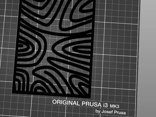 Wall Deko handdrawn for laser cutting or 3D printing