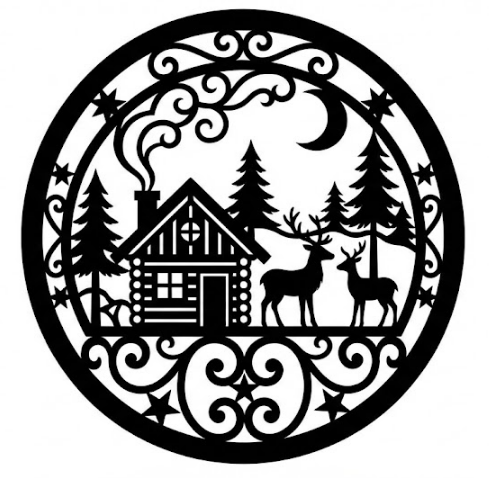 Christmas - Wall Decor / New Year Decoration